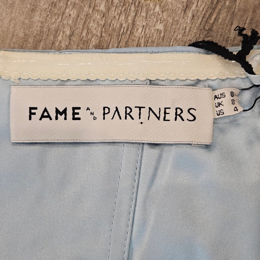 Fame and Partners The Maristel Two Piece Strapless Maxi Gown Set Size 4 NEW Blue - Picture 8 of 15